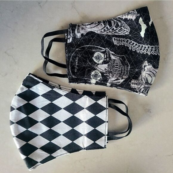 Handmade Men's Cotton Masks - Picture 1 of 3